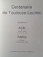 Petit Palais Toulouse-Lautrec Exhibition Book 1964