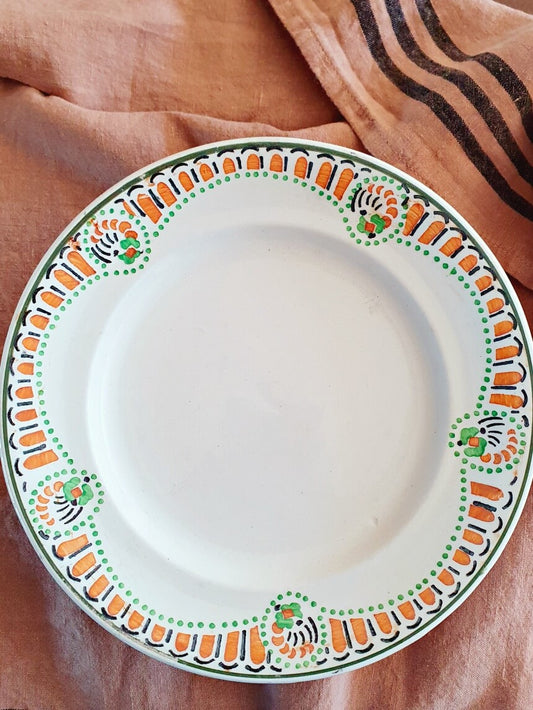 picture of a french vintage cake stand from longwy, France