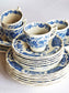 Set of 2, Ridgway, 'Windsor' series, teacup&saucer with small plate, ironstone