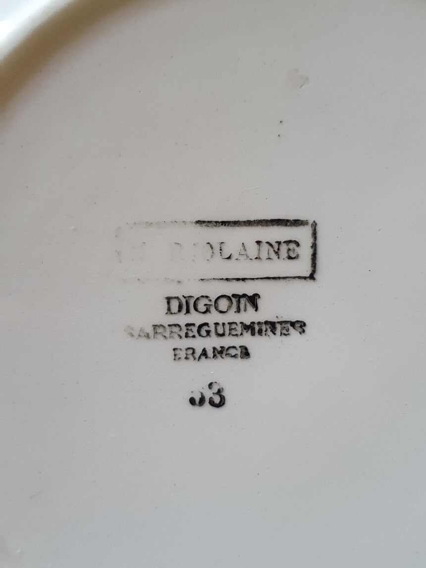 picture of digoin sarreguemines logo marjolaine series 