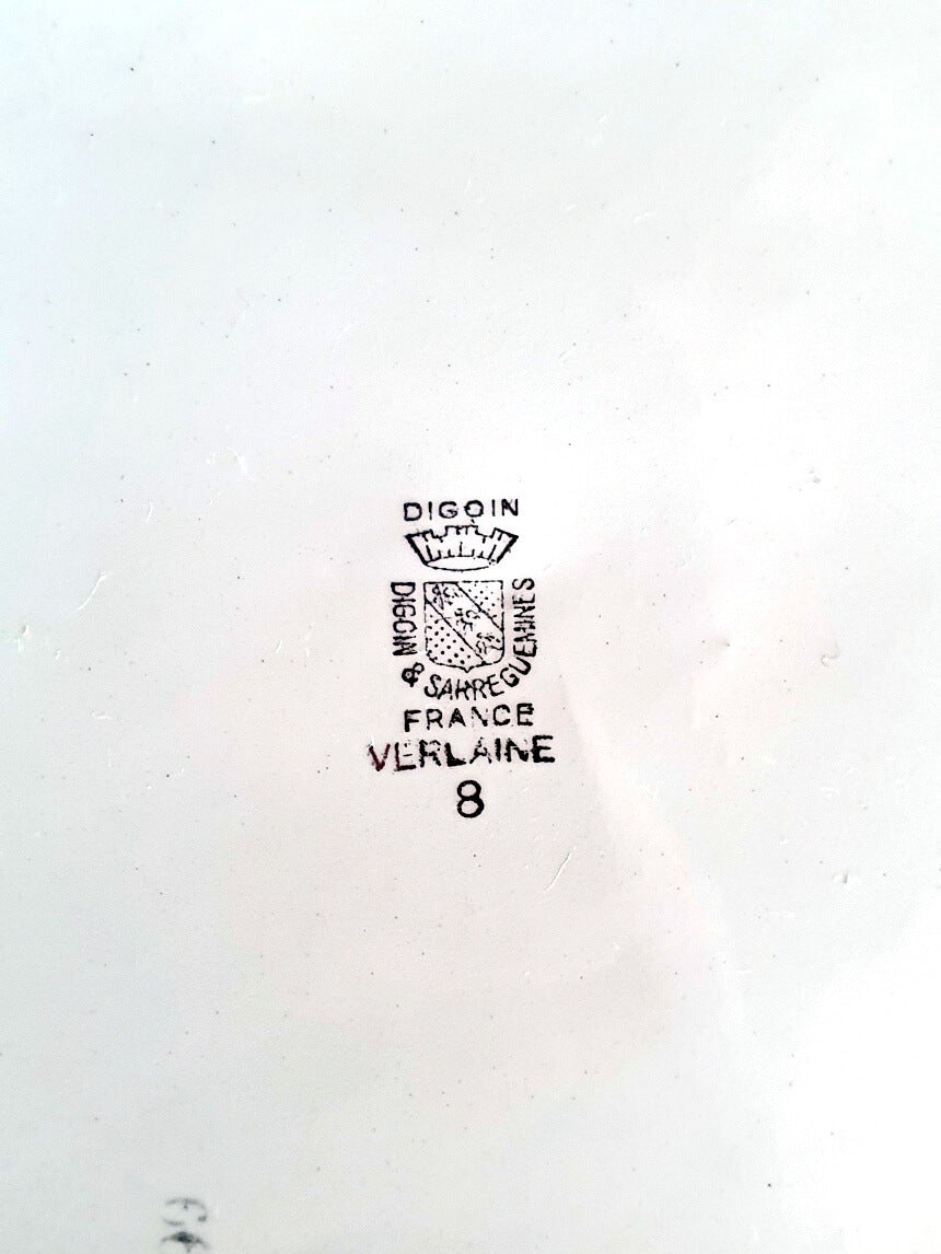 picture of sarreguemines digon logo with Verlaine series