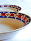 picture of art deco style french vintage main deep plate from Badonviller, "jacqueline" series 