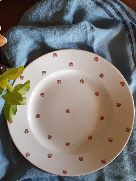 picture of vintage serving main plate from digoin sarreguemines