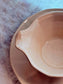 picture of digoin sarreguemines french vintage blue rose sauce boat from upside