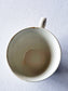 Set of 2, Salin-les-bains, coffee cup & creamer, ceramic